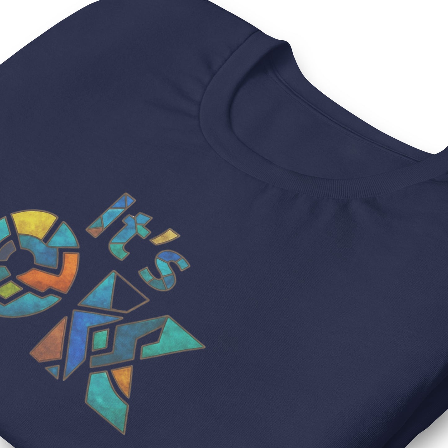 It's OK Mosaic Typography Tee - Premium Men's Casual Comfort Cotton Top