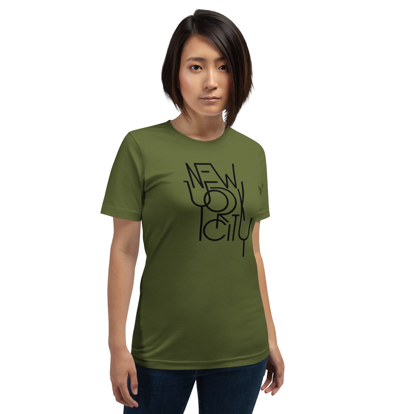 Elyx NYC Architectural Grid Premium Woman Graphic Tee