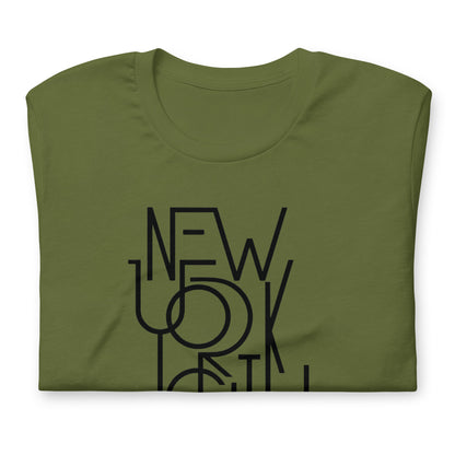Elyx NYC Architectural Grid Premium Woman Graphic Tee