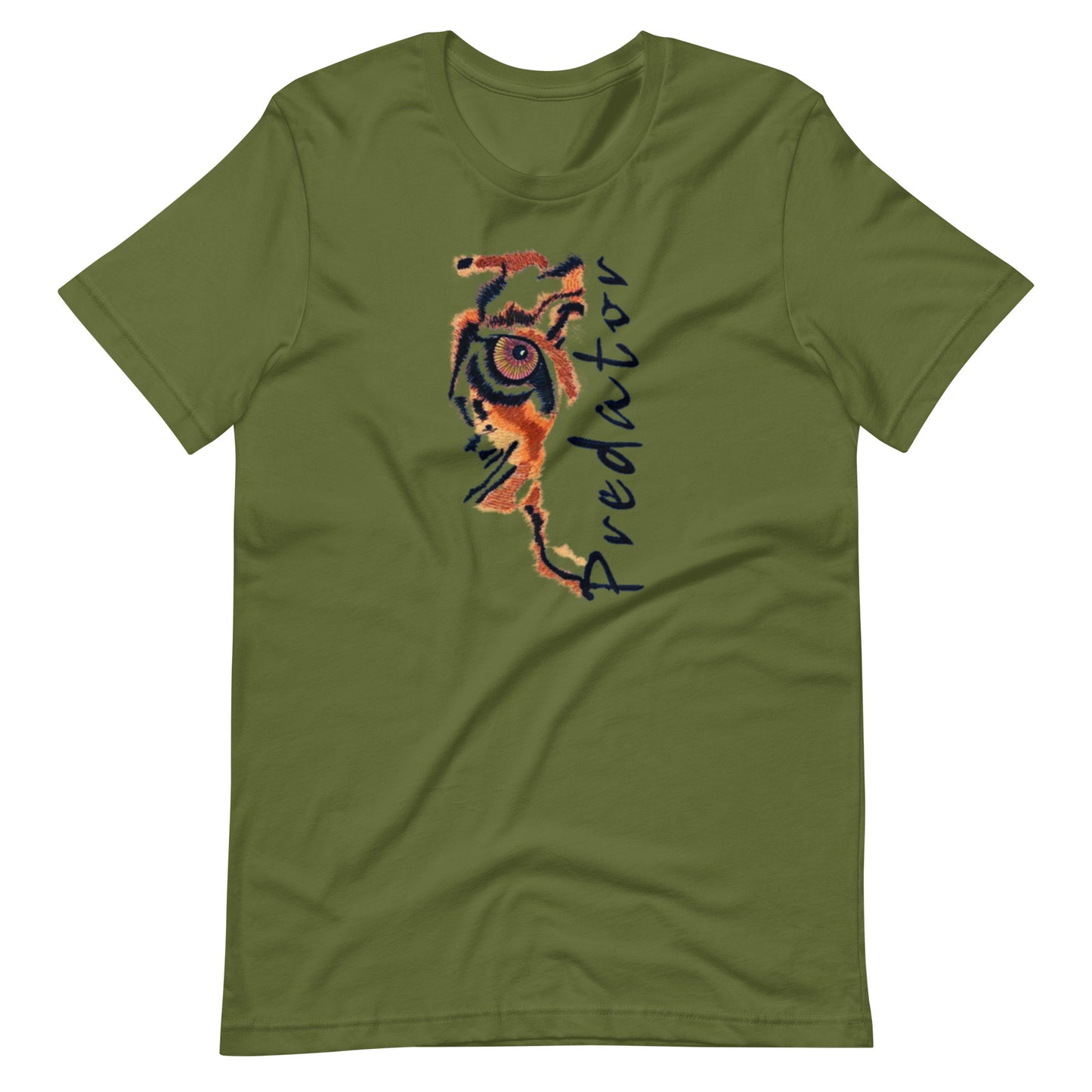 Predator Tiger Eye Graphic Tee - Minimalist Luxe Streetwear T-Shirt