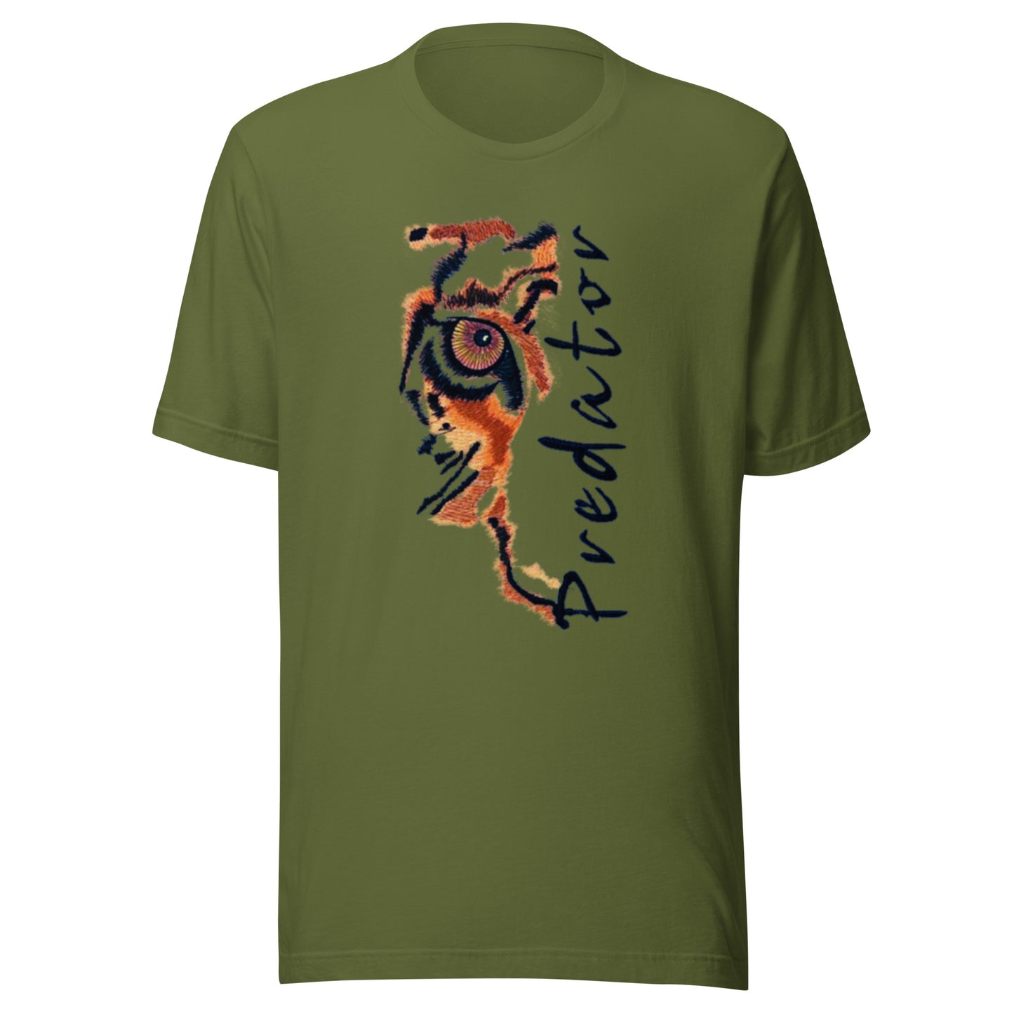 Predator Tiger Eye Graphic Tee - Minimalist Luxe Streetwear T-Shirt