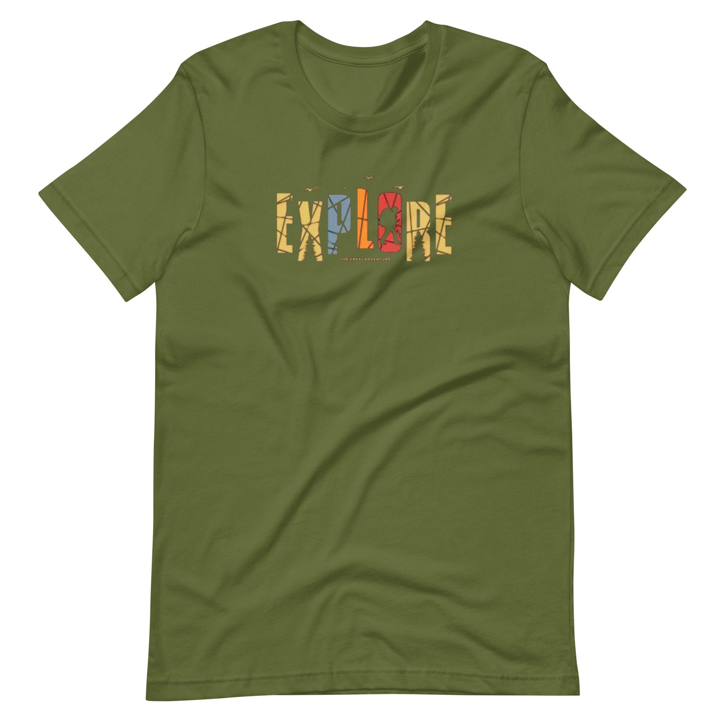 Explore The Great Adventure Graphic Tee - Retro Boho Nature & Hiking T-Shirt