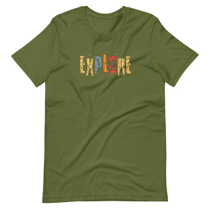 Explore The Great Adventure Graphic Tee - Retro Boho Nature & Hiking T-Shirt