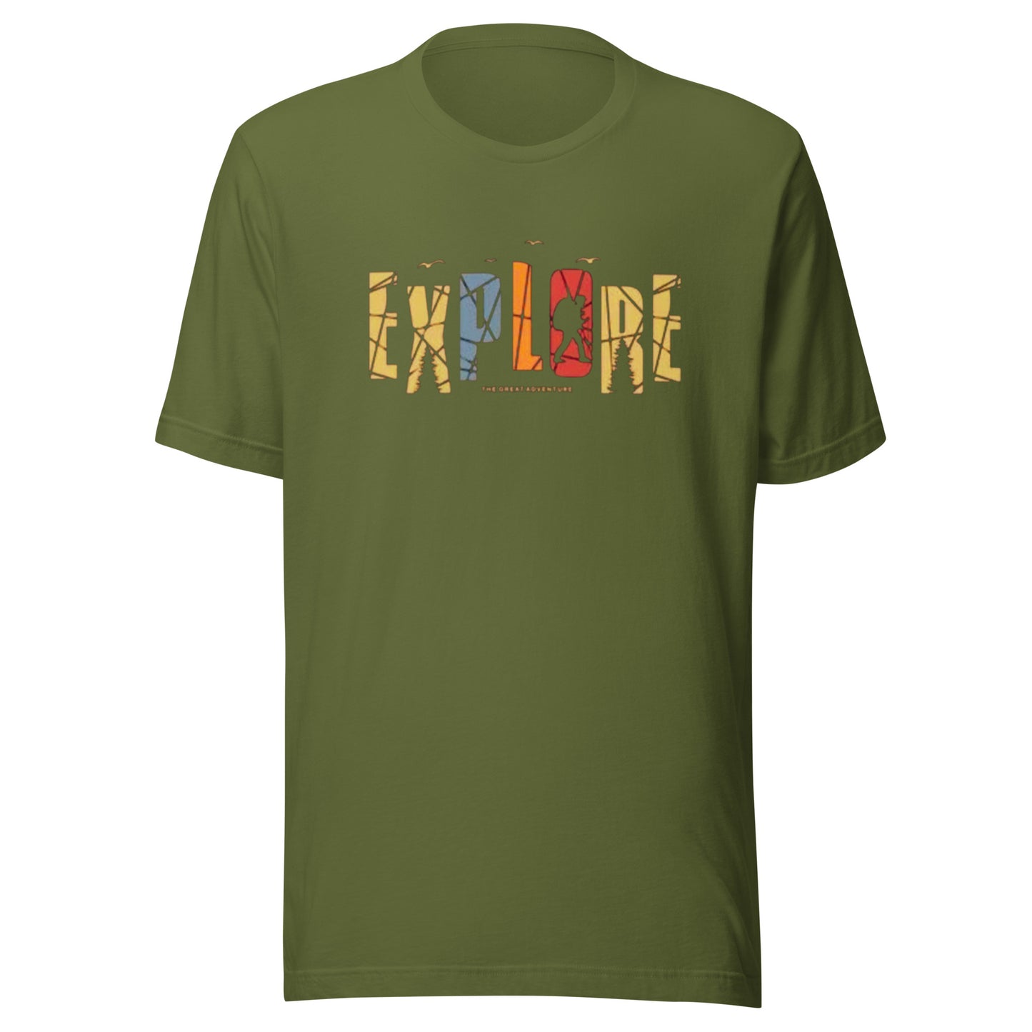 Explore The Great Adventure Graphic Tee - Retro Boho Nature & Hiking T-Shirt