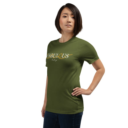 Elyx "Fabulous Today" Golden Chain Graphic Tee - Premium Soft Cotton T-Shirt for Women