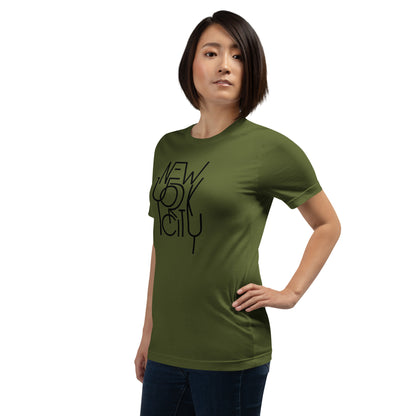 Elyx NYC Architectural Grid Premium Woman Graphic Tee