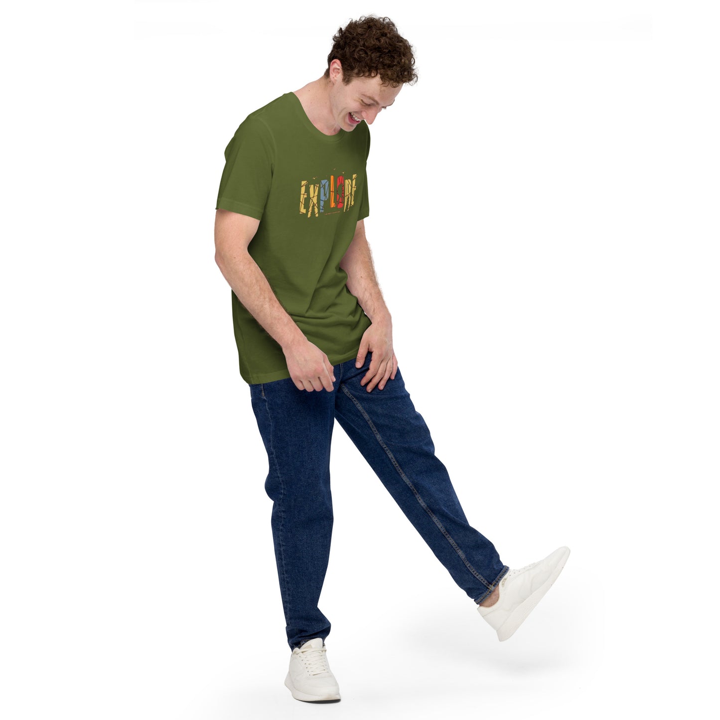 Explore The Great Adventure Graphic Tee - Retro Boho Nature & Hiking T-Shirt