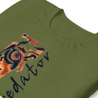 Predator Tiger Eye Graphic Tee - Minimalist Luxe Streetwear T-Shirt