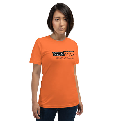 Elyx New York Minimalist City Typography Woman Graphic Tee