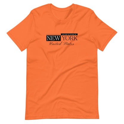 Elyx New York Minimalist City Typography Woman Graphic Tee