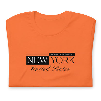 Elyx New York Minimalist City Typography Woman Graphic Tee