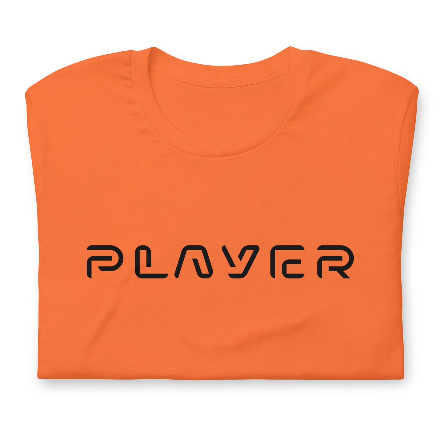 Player Futuristic Typographic Tee - Minimalist Cyber Streetwear T-Shirt