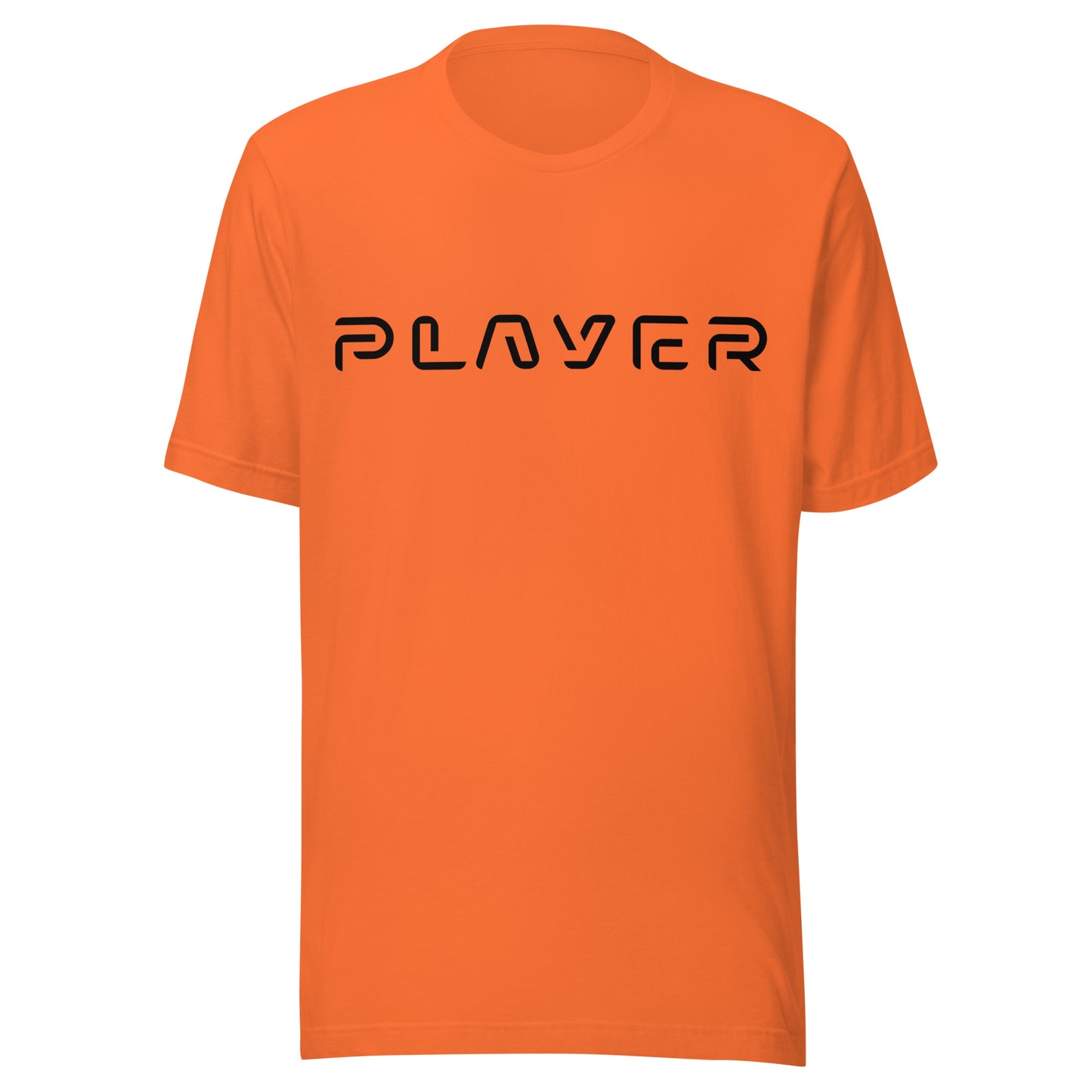 Player Futuristic Typographic Tee - Minimalist Cyber Streetwear T-Shirt