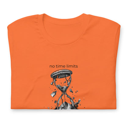 No Time Limits Hourglass Graphic Tee - Surrealist Minimalist Art T-Shirt