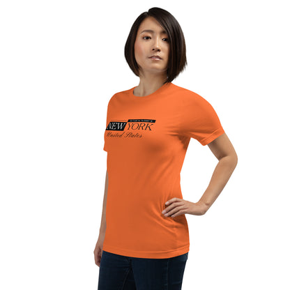 Elyx New York Minimalist City Typography Woman Graphic Tee