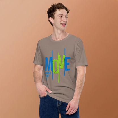 Move Forward Inspirational T-Shirt -  Sports Graphic Tee - Motivational Gym Shirt
