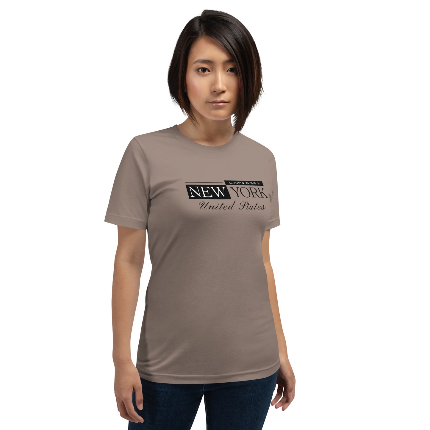 Elyx New York Minimalist City Typography Woman Graphic Tee