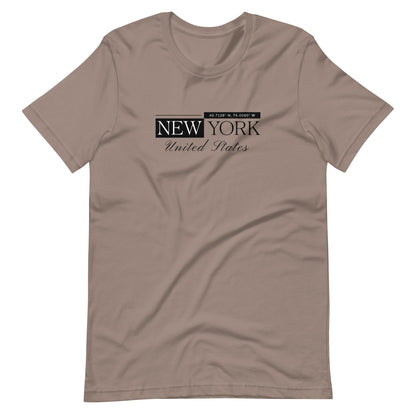 Elyx New York Minimalist City Typography Woman Graphic Tee