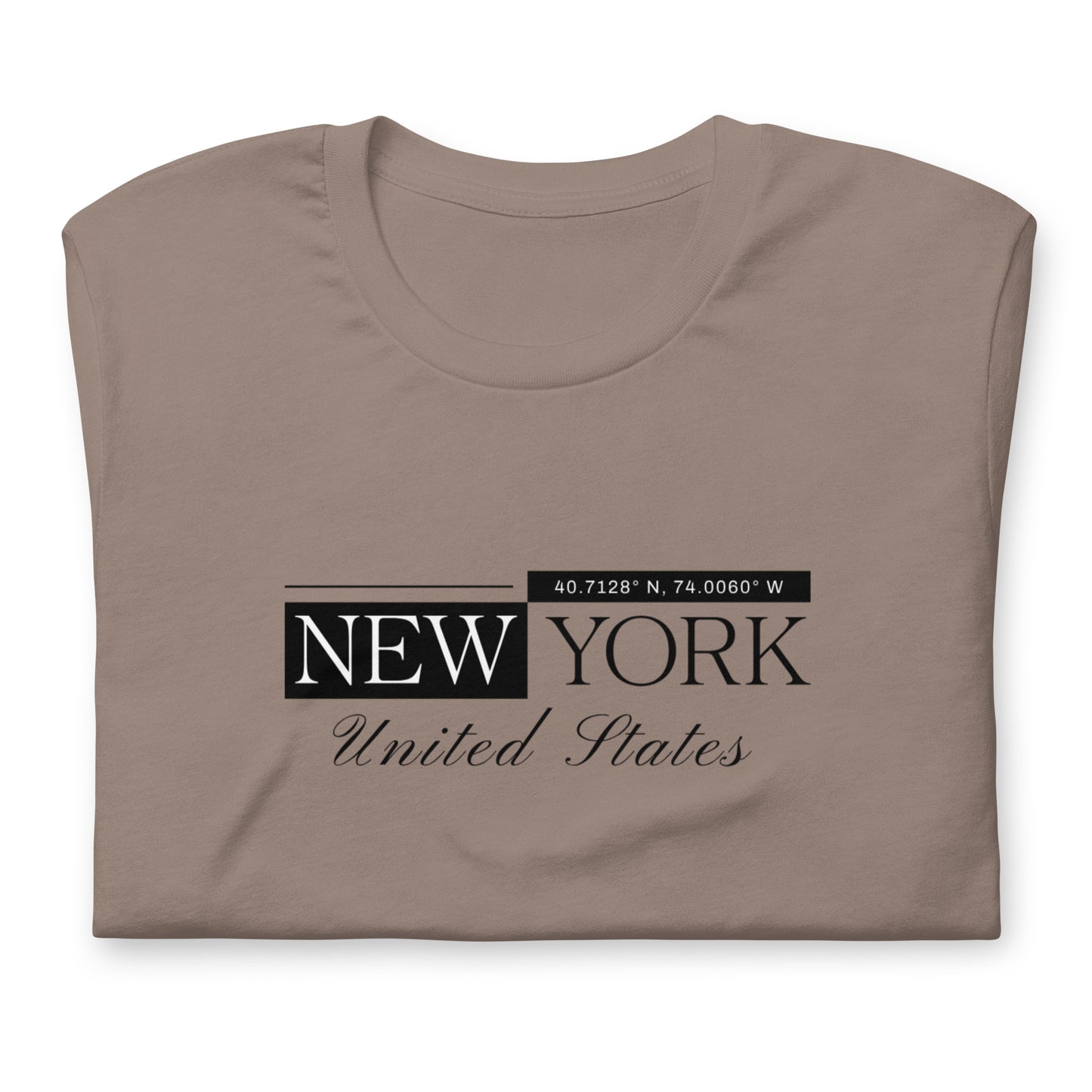 Elyx New York Minimalist City Typography Woman Graphic Tee