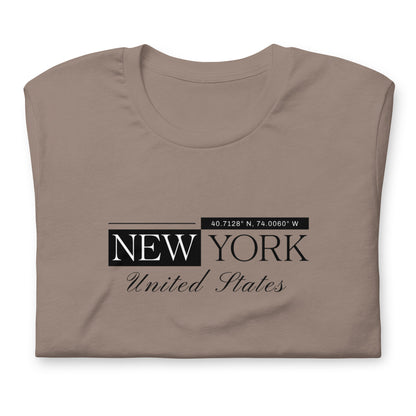 Elyx New York Minimalist City Typography Woman Graphic Tee