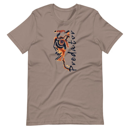 Predator Tiger Eye Graphic Tee - Minimalist Luxe Streetwear T-Shirt