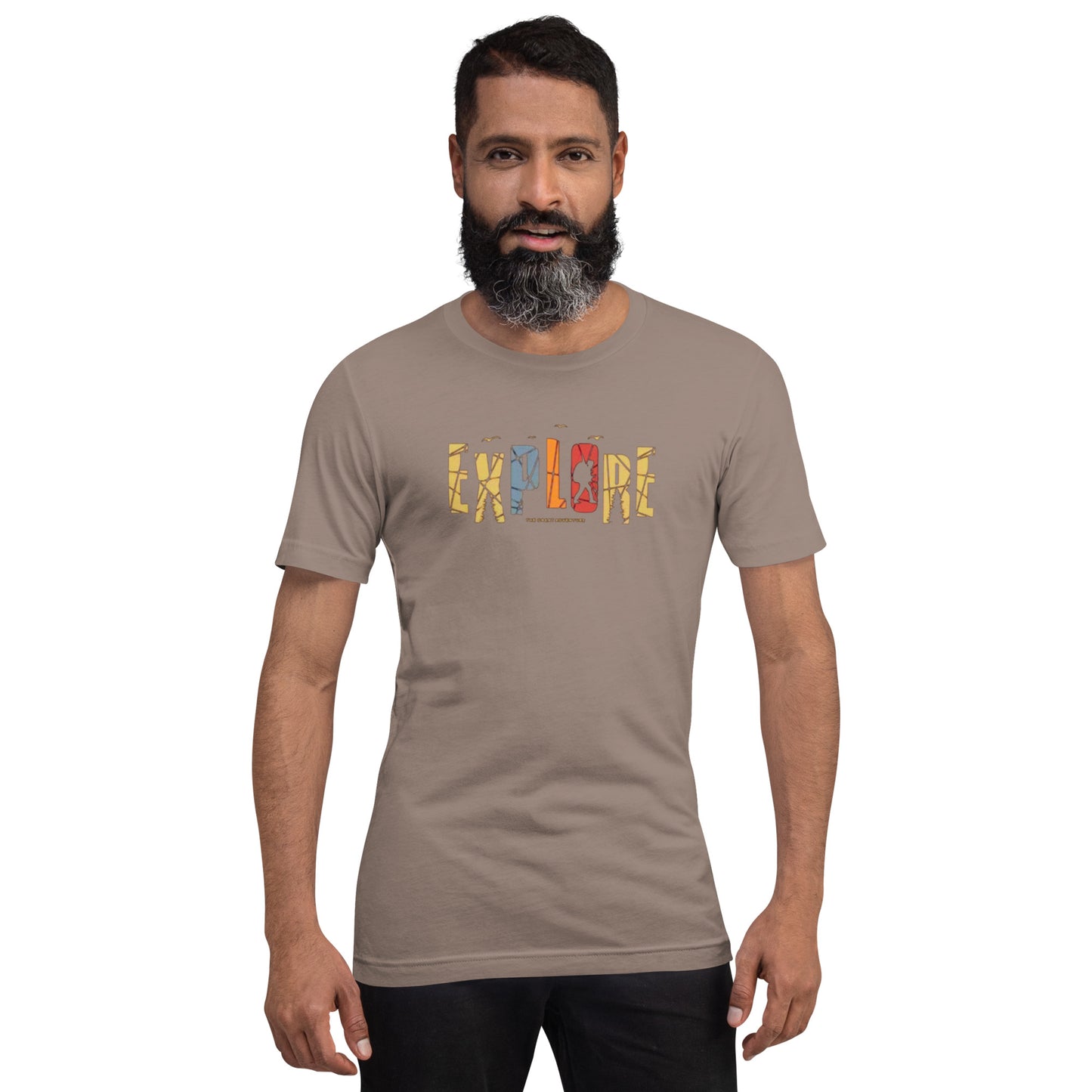 Explore The Great Adventure Graphic Tee - Retro Boho Nature & Hiking T-Shirt