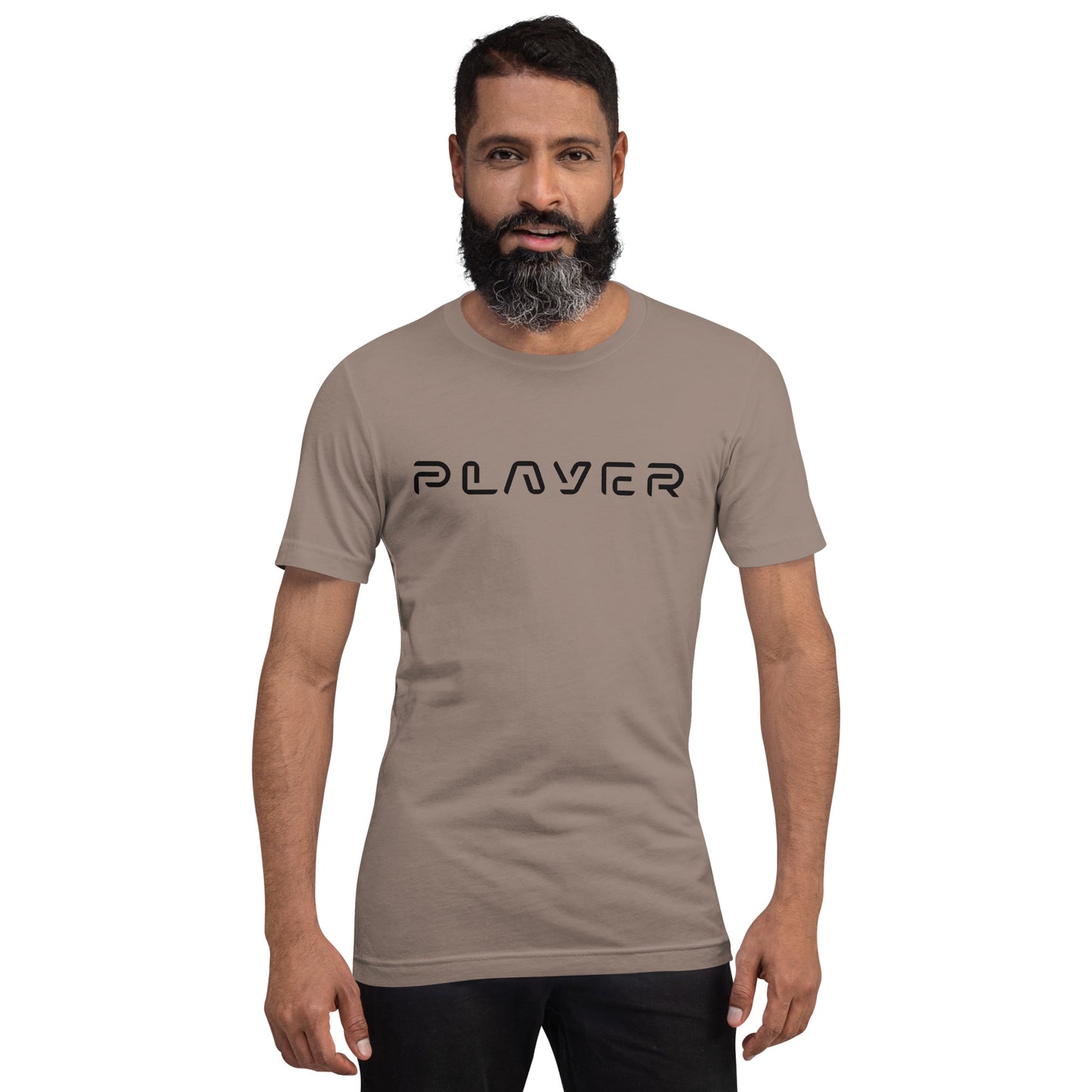 Player Futuristic Typographic Tee - Minimalist Cyber Streetwear T-Shirt