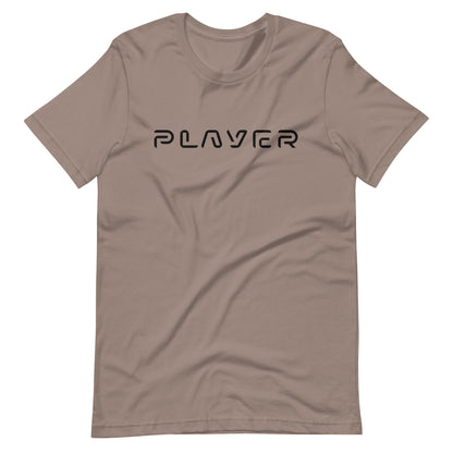 Player Futuristic Typographic Tee - Minimalist Cyber Streetwear T-Shirt