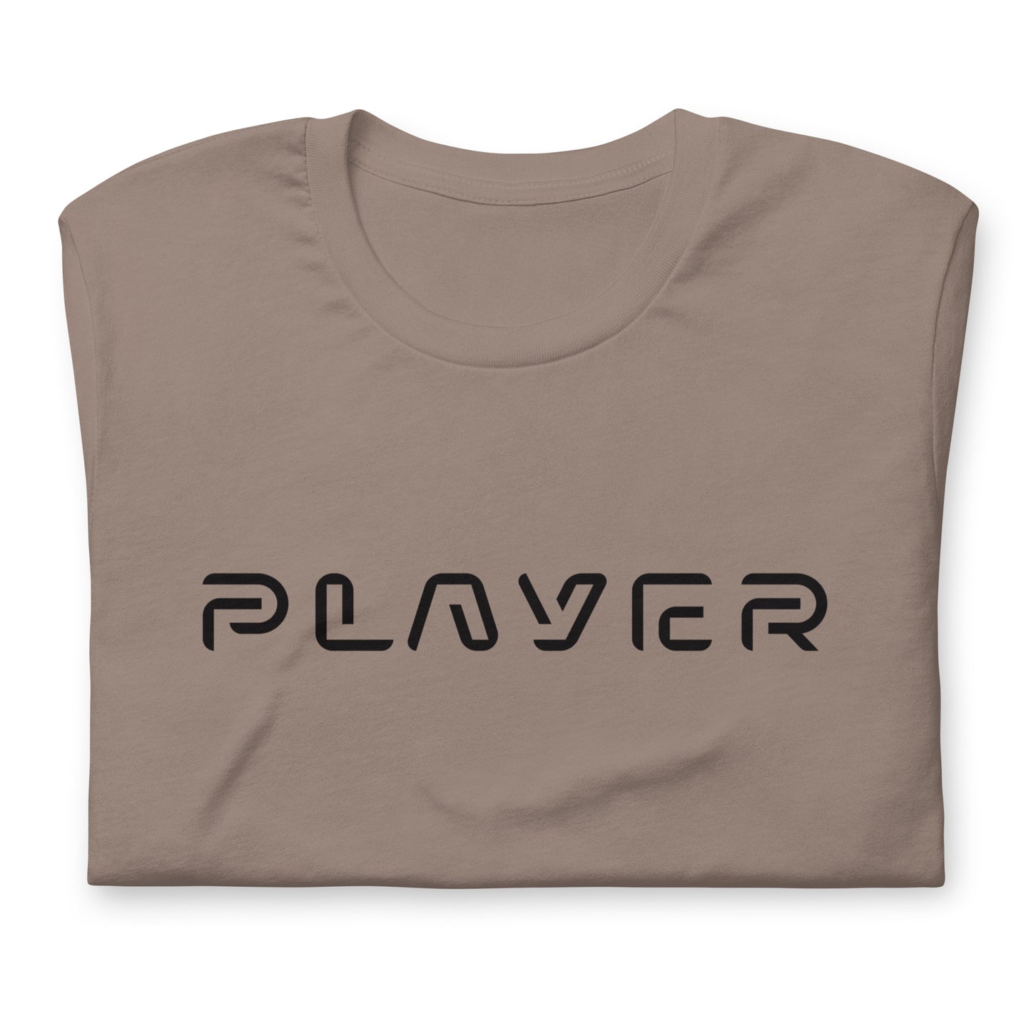 Player Futuristic Typographic Tee - Minimalist Cyber Streetwear T-Shirt