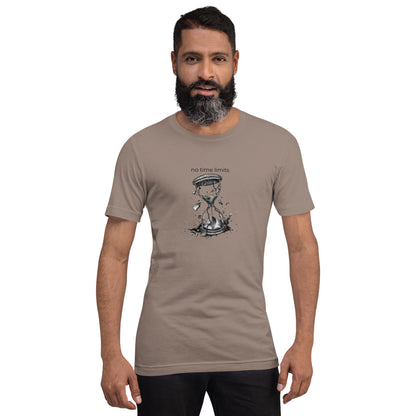 No Time Limits Hourglass Graphic Tee - Surrealist Minimalist Art T-Shirt