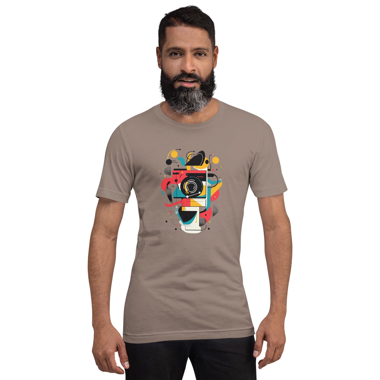 Photographer Gift Shirt - Vintage Camera Graphic Tee - Aesthetic Geometric Apparel