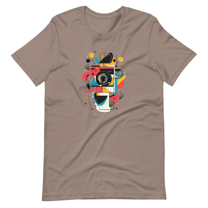 Photographer Gift Shirt - Vintage Camera Graphic Tee - Aesthetic Geometric Apparel