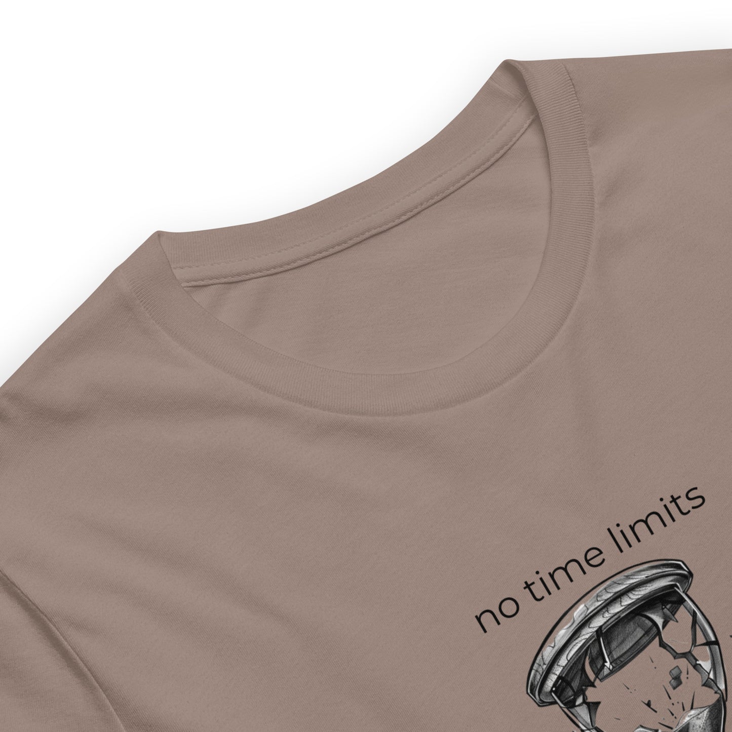 No Time Limits Hourglass Graphic Tee - Surrealist Minimalist Art T-Shirt