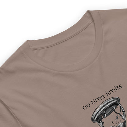 No Time Limits Hourglass Graphic Tee - Surrealist Minimalist Art T-Shirt