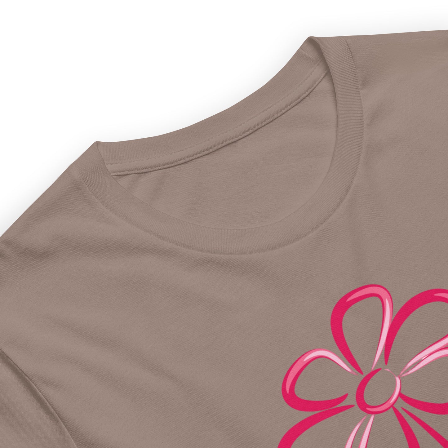 Fuchsia Flower Line Art Graphic Tee - Premium Cotton T-Shirt
