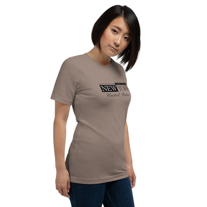 Elyx New York Minimalist City Typography Woman Graphic Tee