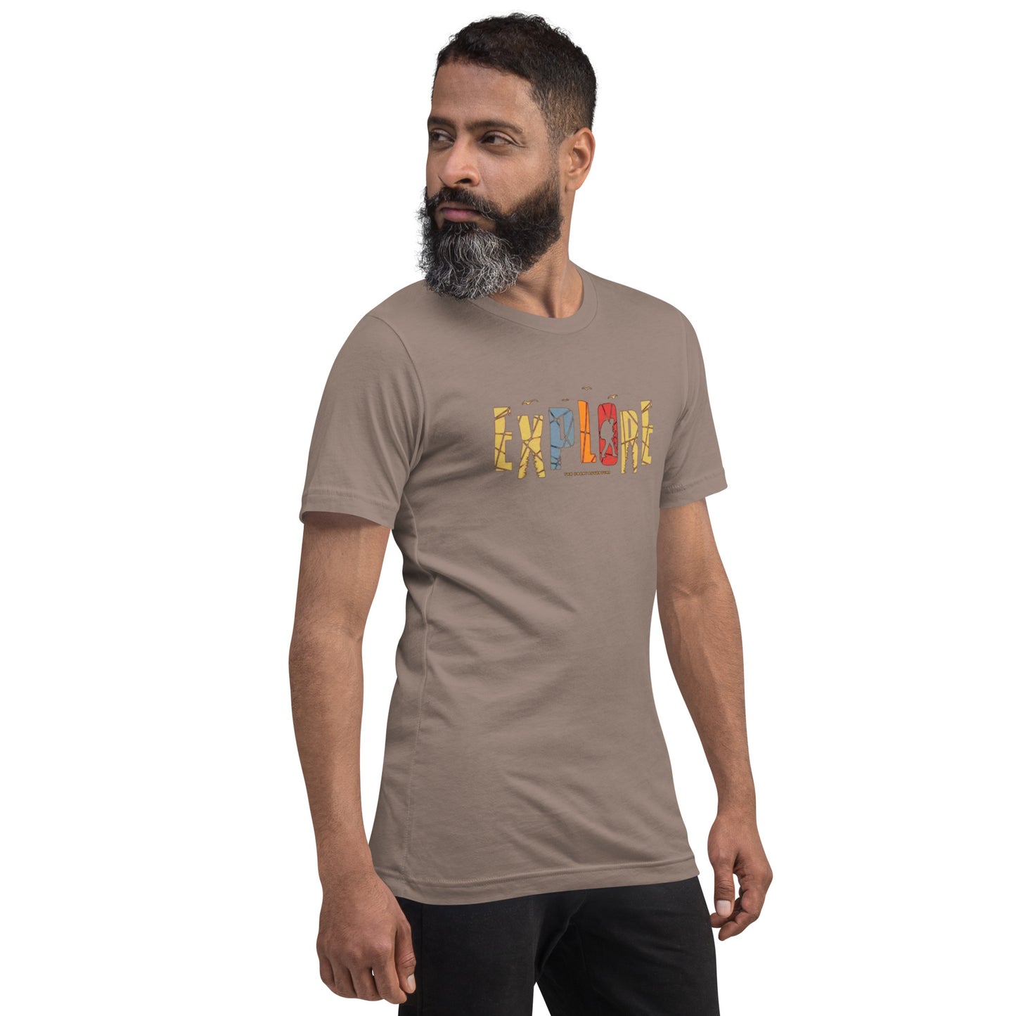 Explore The Great Adventure Graphic Tee - Retro Boho Nature & Hiking T-Shirt
