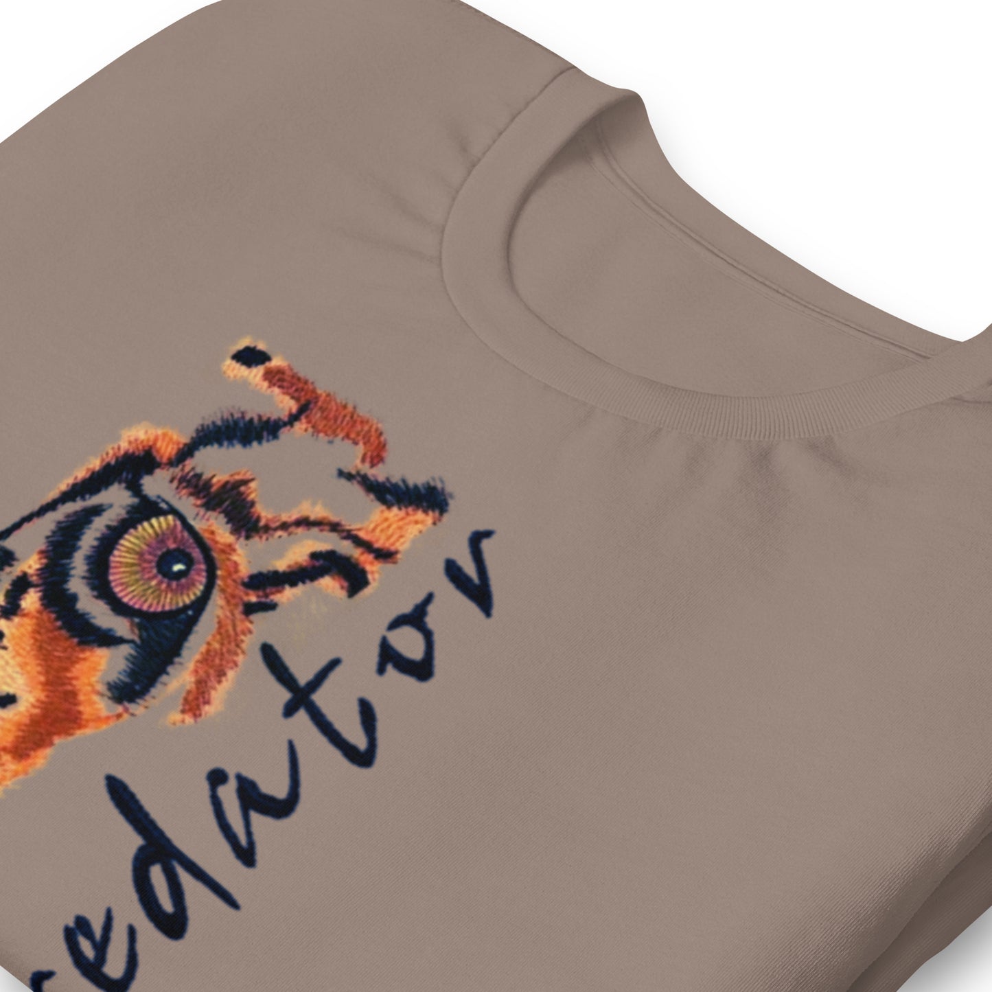 Predator Tiger Eye Graphic Tee - Minimalist Luxe Streetwear T-Shirt