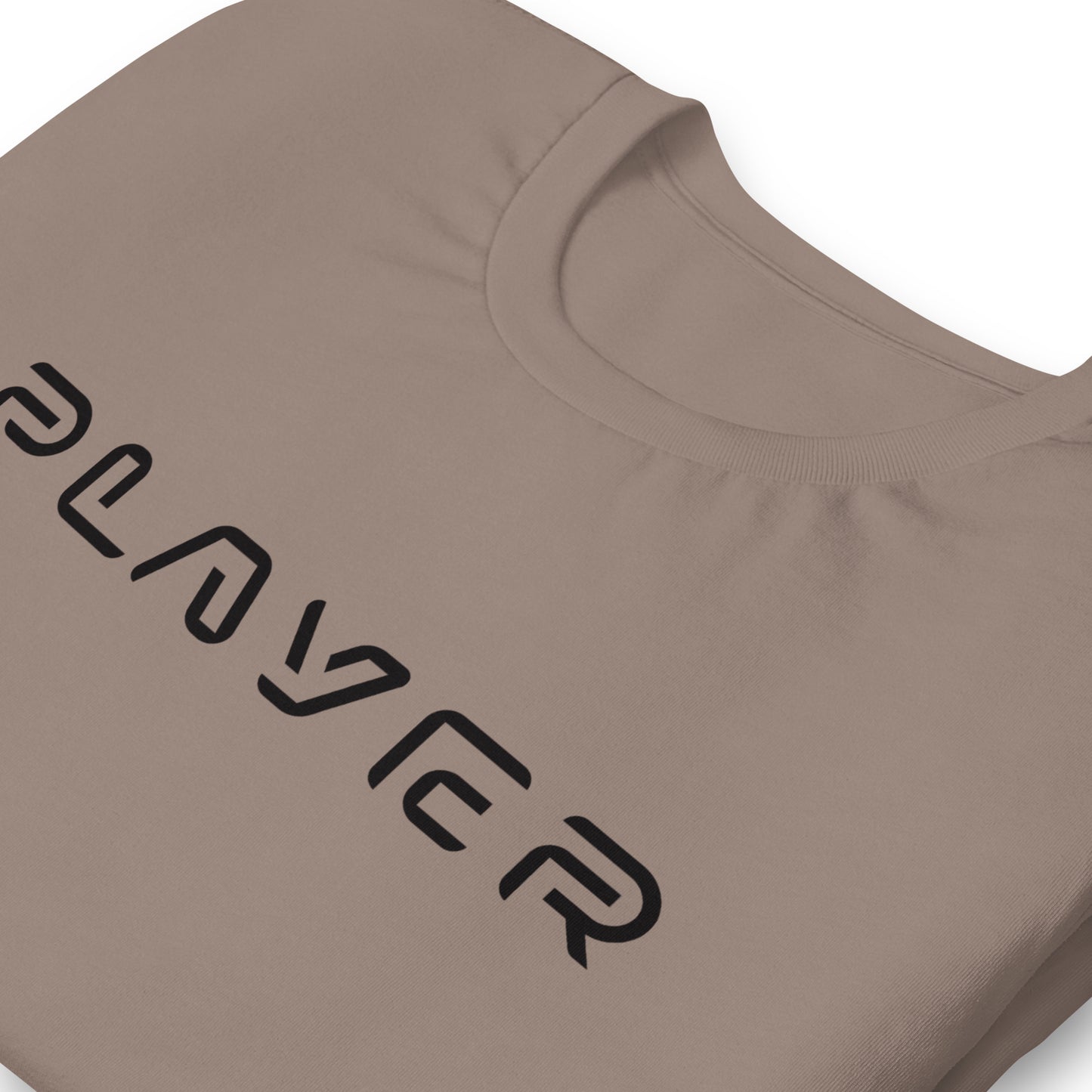 Player Futuristic Typographic Tee - Minimalist Cyber Streetwear T-Shirt