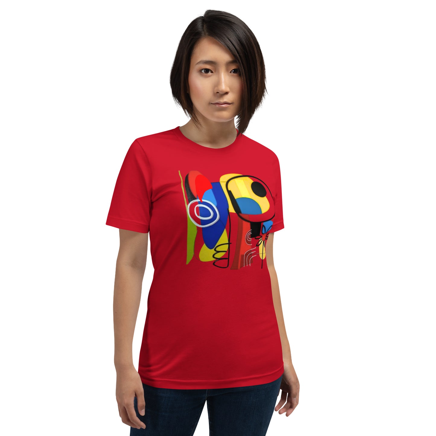 Elyx Modern Art Premium Women Graphic T-Shirt