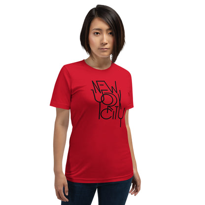 Elyx NYC Architectural Grid Premium Woman Graphic Tee