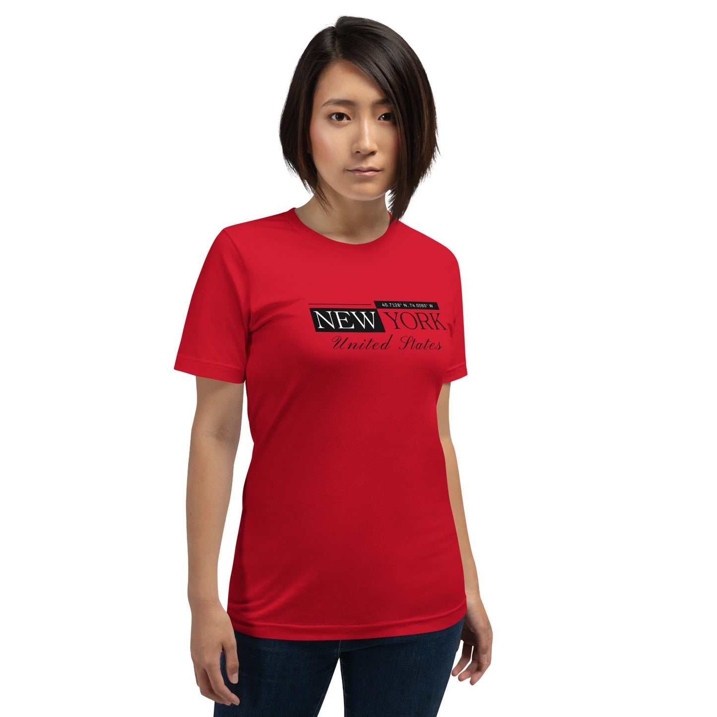 Elyx New York Minimalist City Typography Woman Graphic Tee