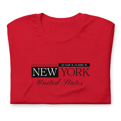 Elyx New York Minimalist City Typography Woman Graphic Tee