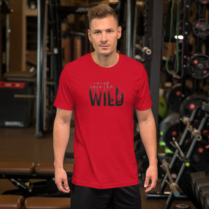 Embrace the Great Outdoors with the "Into the Wild" Premium Men's Graphic Tee