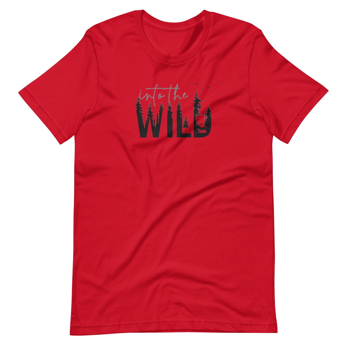 Embrace the Great Outdoors with the "Into the Wild" Premium Men's Graphic Tee