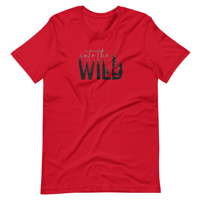 Embrace the Great Outdoors with the "Into the Wild" Premium Men's Graphic Tee