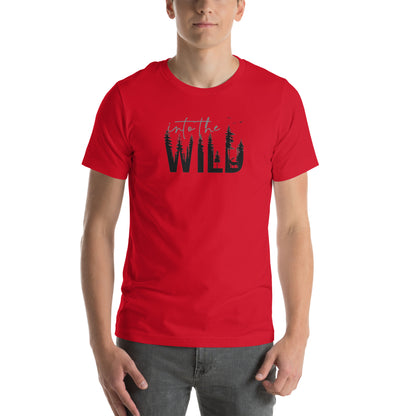 Embrace the Great Outdoors with the "Into the Wild" Premium Men's Graphic Tee