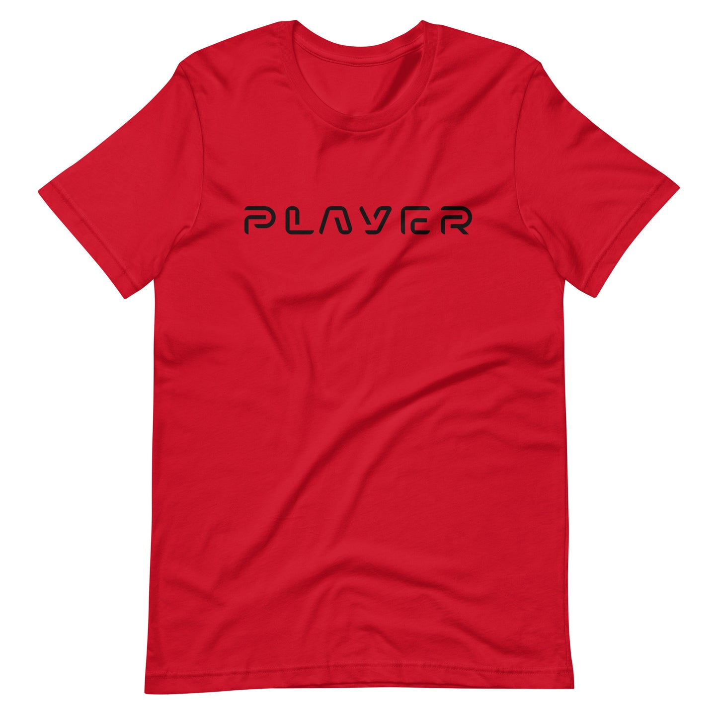 Player Futuristic Typographic Tee - Minimalist Cyber Streetwear T-Shirt