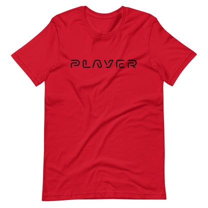 Player Futuristic Typographic Tee - Minimalist Cyber Streetwear T-Shirt