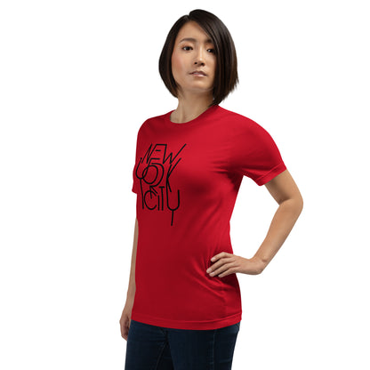 Elyx NYC Architectural Grid Premium Woman Graphic Tee